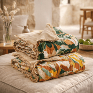 Edredon imprimé Alina 85 x 200