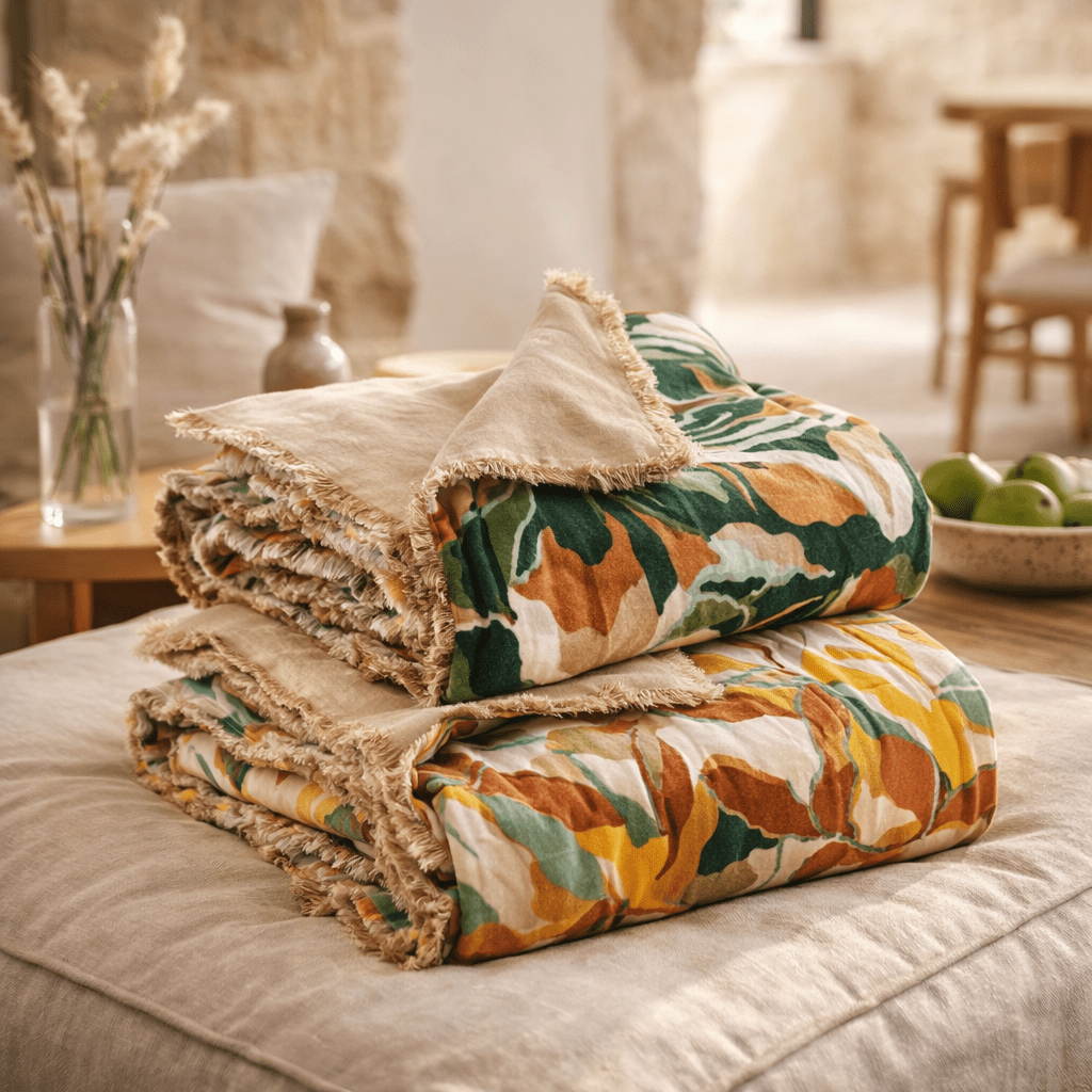 Edredon imprimé Alina 85 x 200 (IA)