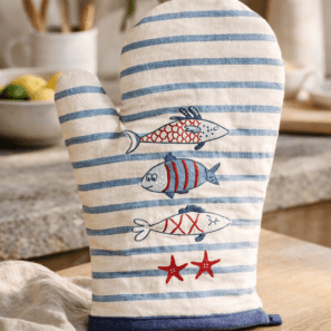 Gant de cuisine New Pesk Bleu 18 x 28