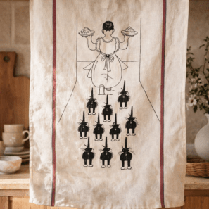 Grand Torchon Dubout À Table Ecru 60 X 80