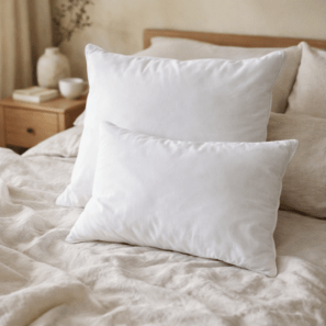 Interieur de coussin Polyester Blanc