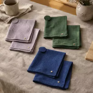 Set of 2 Léonie napkins, 40 x 40