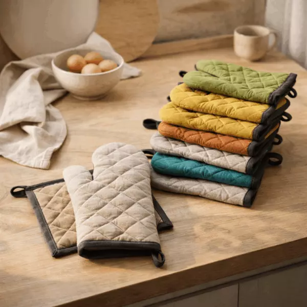 Lote de guantes de cocina y manoplas reciclados Grace, 15 x 32
