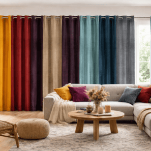 Elise plain curtain 140 x 280