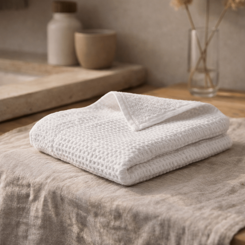 Serviette de toilette recyclée Abby 50 x 100 (IA)