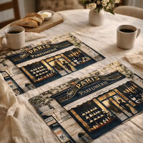 Tischset „Parfumerie Paris“, verschiedene Designs, 30 x 45
