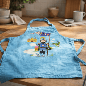 Tablier Enfant Chevalier et Dragon