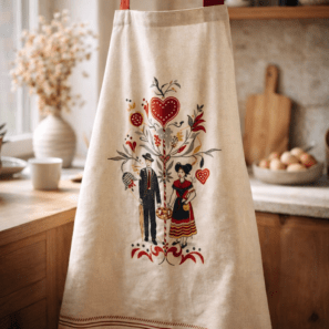 Tablier de cuisine Boem Beige 72 x 85