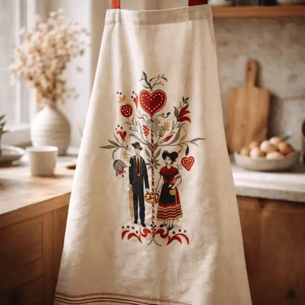 Grembiule da cucina Boem Beige 72 x 85