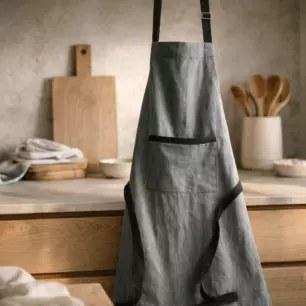 Moana organic cotton kitchen apron, 72 x 85