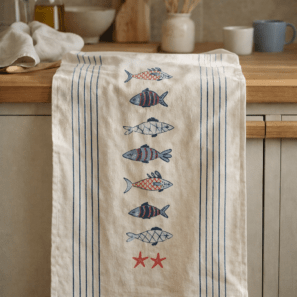 Torchon New Pesk Bleu 50 x 70