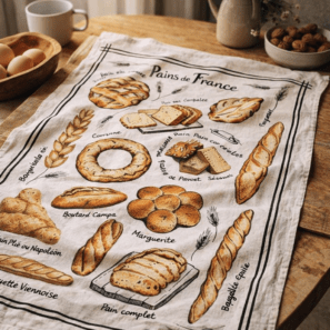 Torchon Pains de France Ecru 48 X 72