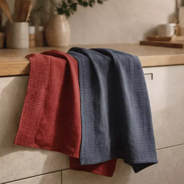 Achil honeycomb tea towel, 50 x 70