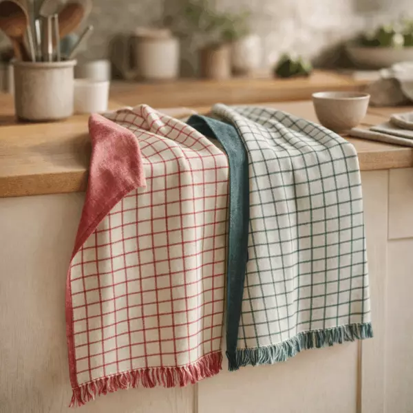 Aden recycled tea towel, 50 x 70
