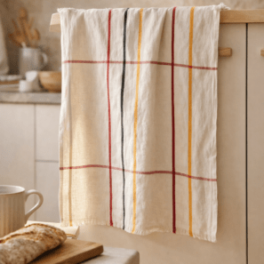 Torchon recyclé Jessi Ivoire 50 x 70