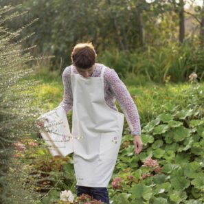 Manique 2 en 1 Gardenia recyclé Ecru 20 x 20