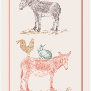 Torchon Ferme Ecru 48 x 72