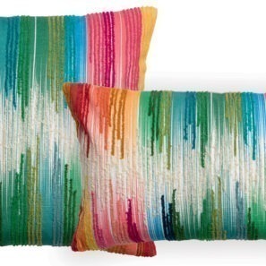 Coussin Olivia brodé Multico