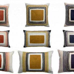 Coussin brodé Cassie