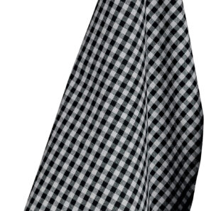 Torchon recyclé Billie Noir/gris 50 x 70