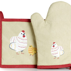 Gant de cuisine et manique Fadèle Ficelle 18 x 28