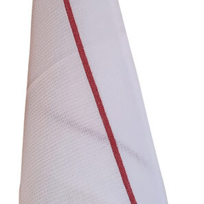 Torchon Na brodé Alsacienne Oie Blanc/Rouge 70 x 50