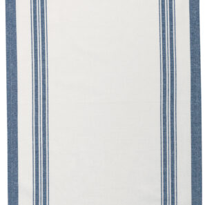 Torchon recyclé Gabin Blanc/bleu 50 x 70