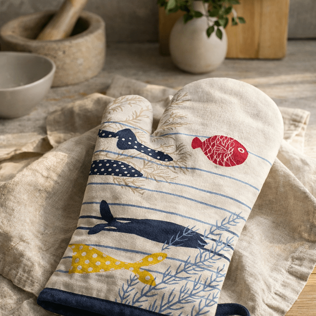 Gant de cuisine Océan Ecru 18 x 28 (IA)