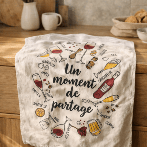 Torchon Le Partage Multicolor 50 x 70