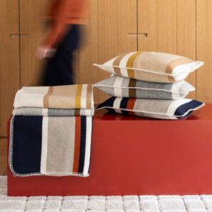 Gioia recycled jacquard cushion 40 x 65