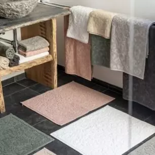 Serviette de toilette Gilda 50 x 100 - Aubepine