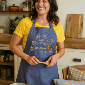 Delantal Je Suis Gourmande