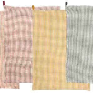 Torchon nid d'abeilles bicolore Mumba 50 x 70