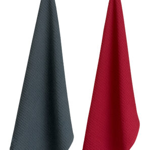 Torchon Nid d'abeille uni Mumba 50 x 70