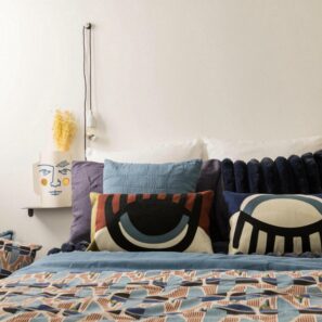 Cojín bordado Farel 30 x 50