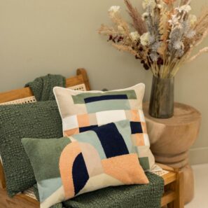 Cojín bordado Hivana 30 x 50