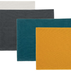 Lot de 4 sets de table recyclés Delia 33 x 45