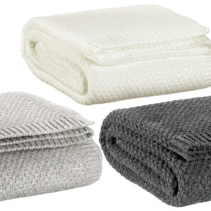 Plaid tricot recyclé Danilo 130 x 160