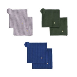 Lot de 2 serviettes de table Léonie 40 x 40