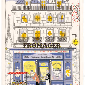 Torchon Façade Fromager Ecru 48 X 72