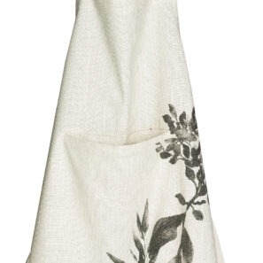 Tablier de cuisine Fleuri Isam Ombre 80 x 85