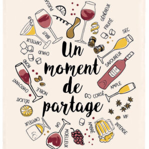 Torchon Le Partage Multicolor 50 x 70