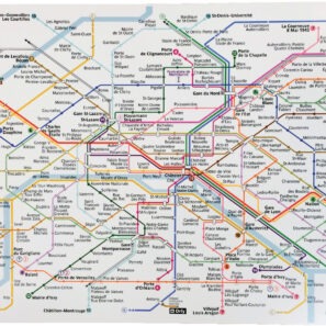 Set de Table Plastique RATP Blanc 45 X 30