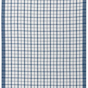 Torchon recyclé Evan Blanc/bleu 50 x 70