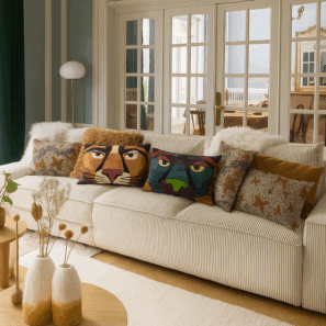 Cojín bordado Babka