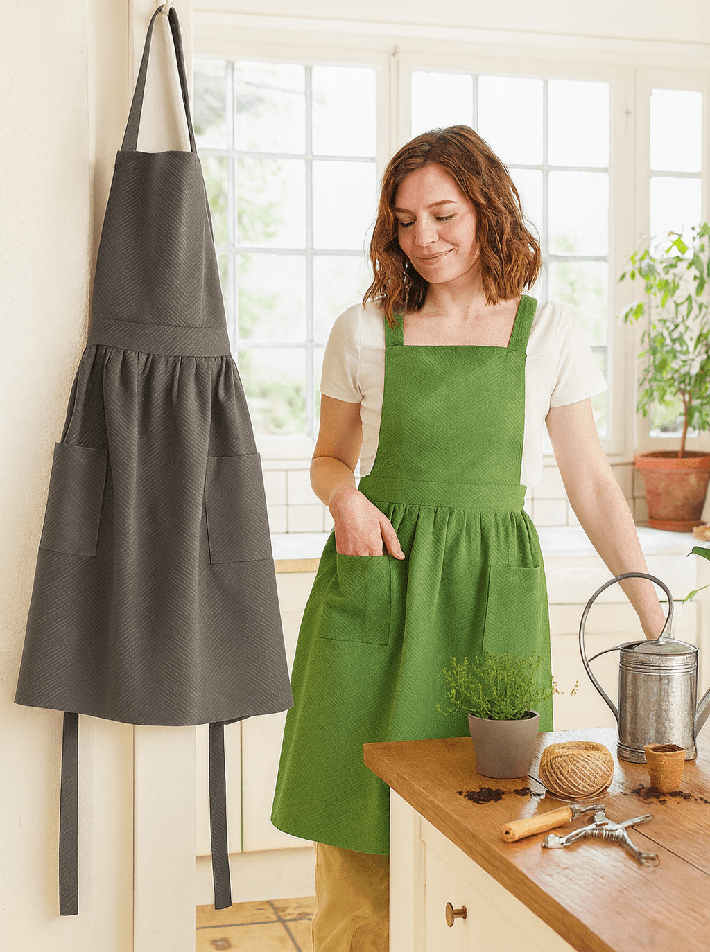 Tablier de cuisine coton recyclé