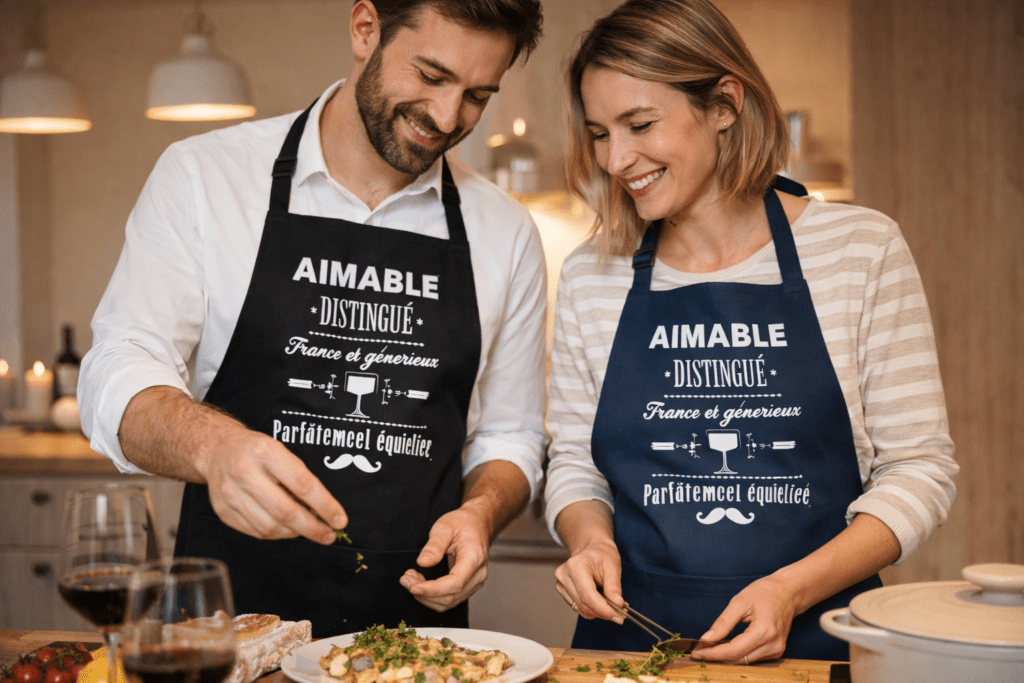 Tablier de cuisine Aimable et distingué recyclé 72 x 90