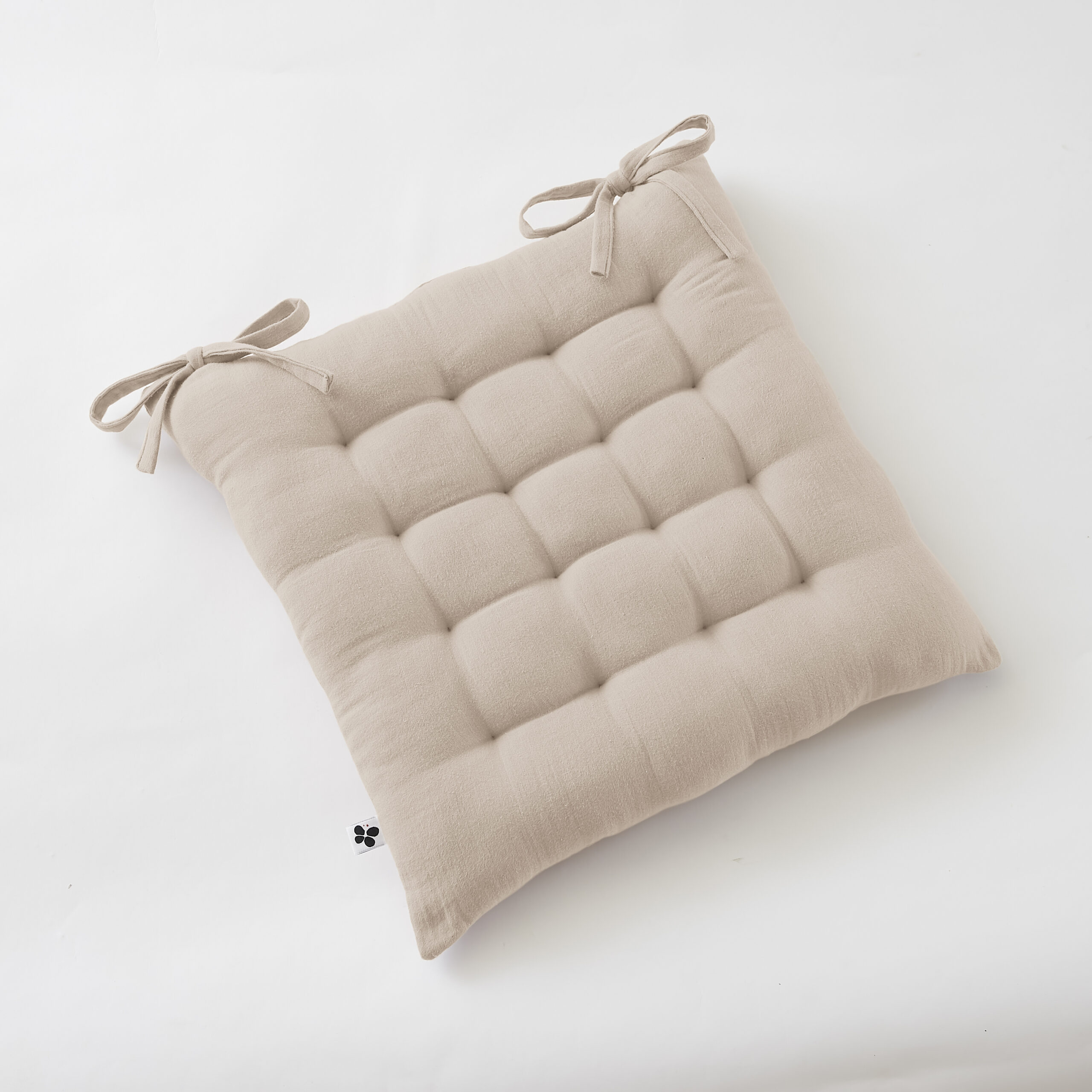 assise de chaise coton couleur pampa