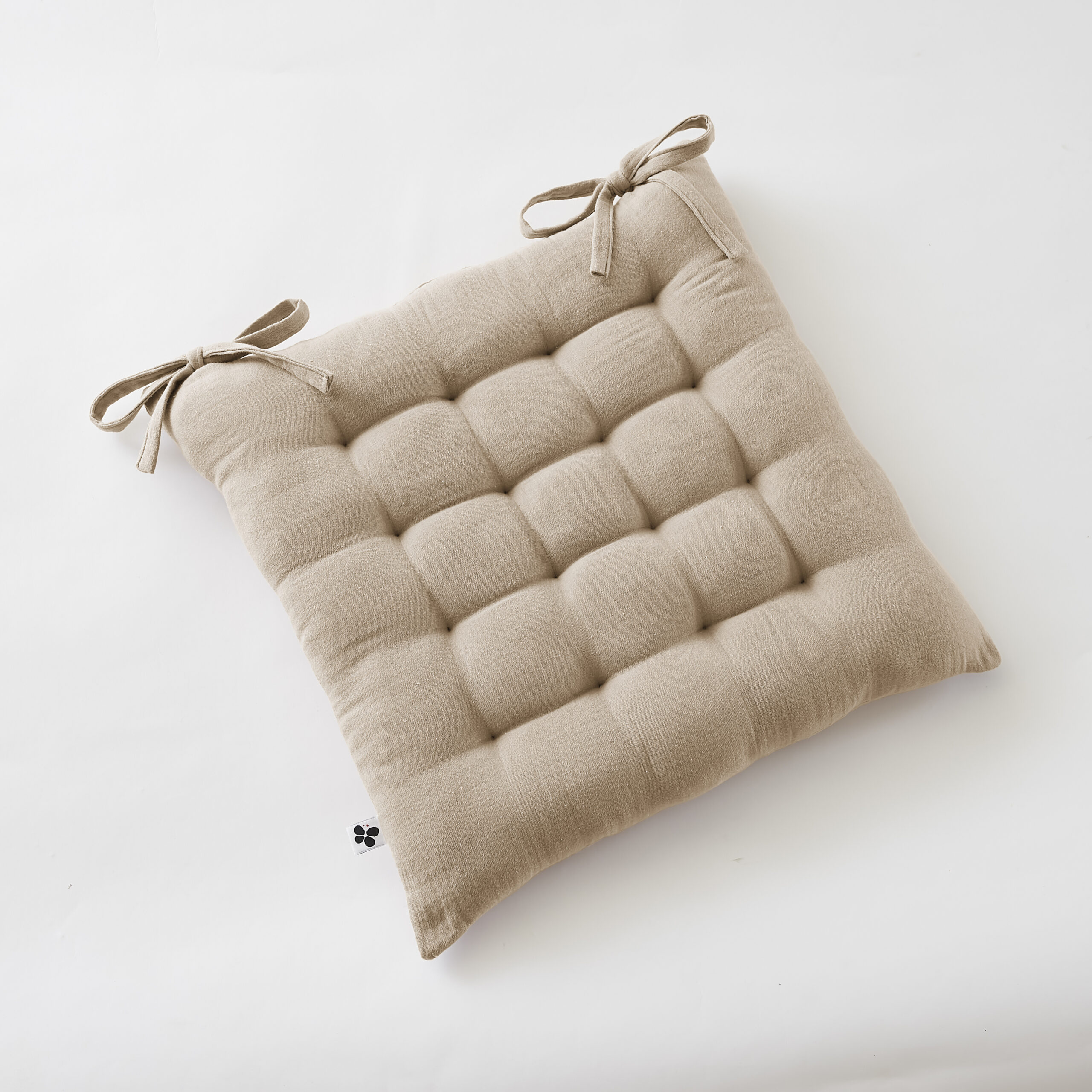 assise de chaise coton couleur ficelle