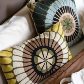 Zeno Multico embroidered cushion